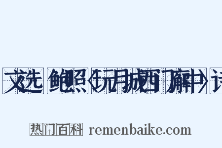 文选·鲍照〈玩月城西门廨中〉诗是什么意思的图片